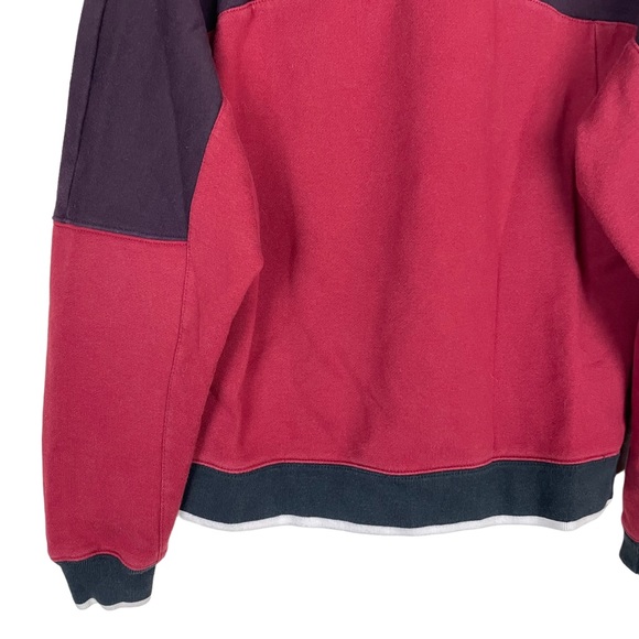 Nike Sportswear Colorblock Graphic Athletic Performance Pullover Sweatshirt - Picture 14 of 16